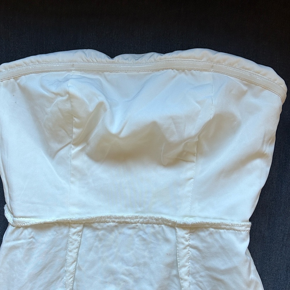 NWTLulu's White Strapless Midi Dress - Picture 8 of 11
